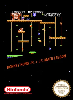 Donkey Kong Jr. + Jr. Lesson (Japan) box cover front